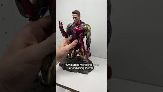 Gotta love dusting 🧹 #toycollector #hottoys #actionfigures #starwars #marvel #sideshowcollectibles