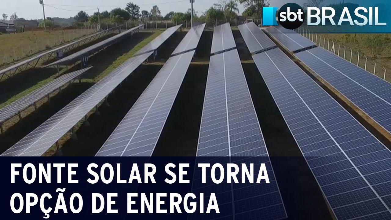 Alto valor da energia elétrica faz classes C e D optarem por fonte solar | SBT Brasil (08/10/22)