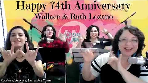 Happy 74th Anniversary Wallace & Ruth Lozano