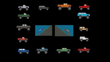 F-150 Hill Climb Rock Crawl 2D Unity Project First Attempt.