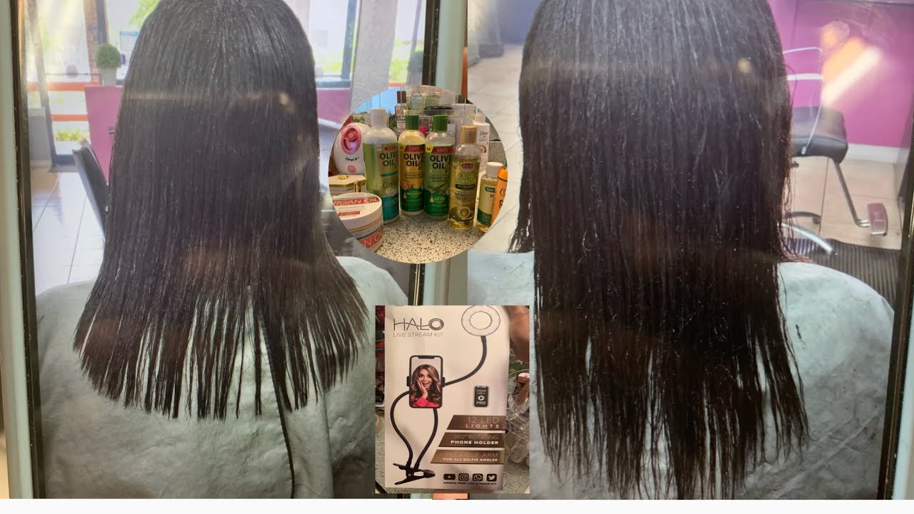 Wash Day with ORS Rice Water and Electrolytes Haircare Using My