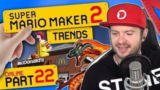 SUPER MARIO MAKER 2 ONLINE 👷 #22: Zelda Ocarina of Time Feuertempel & Mario bei Mc Donald's