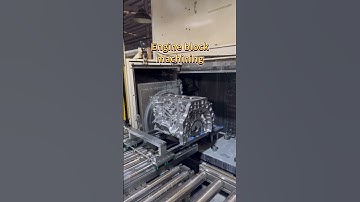 Engine block machining #youtubeshorts