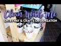 Clean With Me - Entryway &amp; Craft Organization Speed Clean