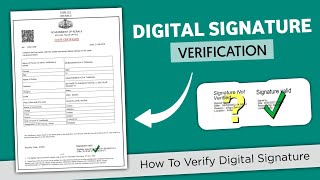 How To Verify Digital Signature Use In PC | Document Verification Online | e-sign Malayalam