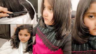 Baby Girl Hair Cutting||HairCut krni ka tareka|Baby HAIRCUT Tutorial for Beginners(New Look by sidra