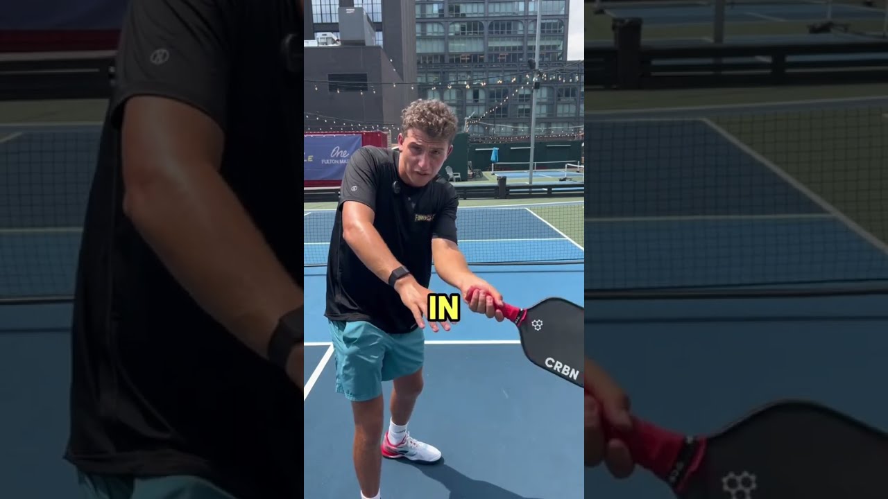 The Simplest Way To Hit Top Spin In Pickleball 