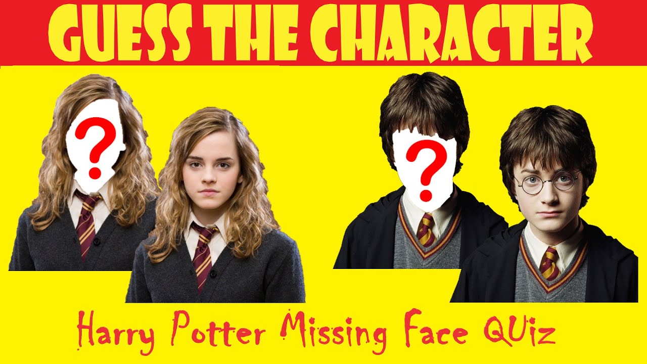 Guess The Harry Potter Character Quiz Missing Face Challenge YouTube