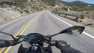 Angeles Crest Highway Twisties | 2021 Kawasaki Z650 | Beginner Ride | Daily Practice | Full Ride