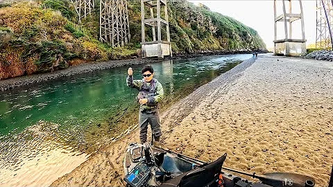 This was a different fishing experience