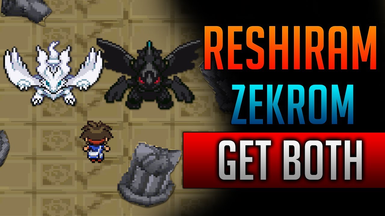 Pokémon Black 2 / White 2: Legendary SHINY Zekrom / SHINY Reshiram