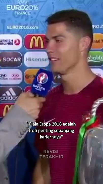 Ketika Ronaldo tak sengaja minum bir