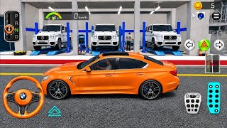New✨️ Orange BMW in Luxury Car Workshop! 🧡🚗 | 3D Car Driving Game screenshot 5