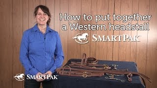 How to put together a Western headstall