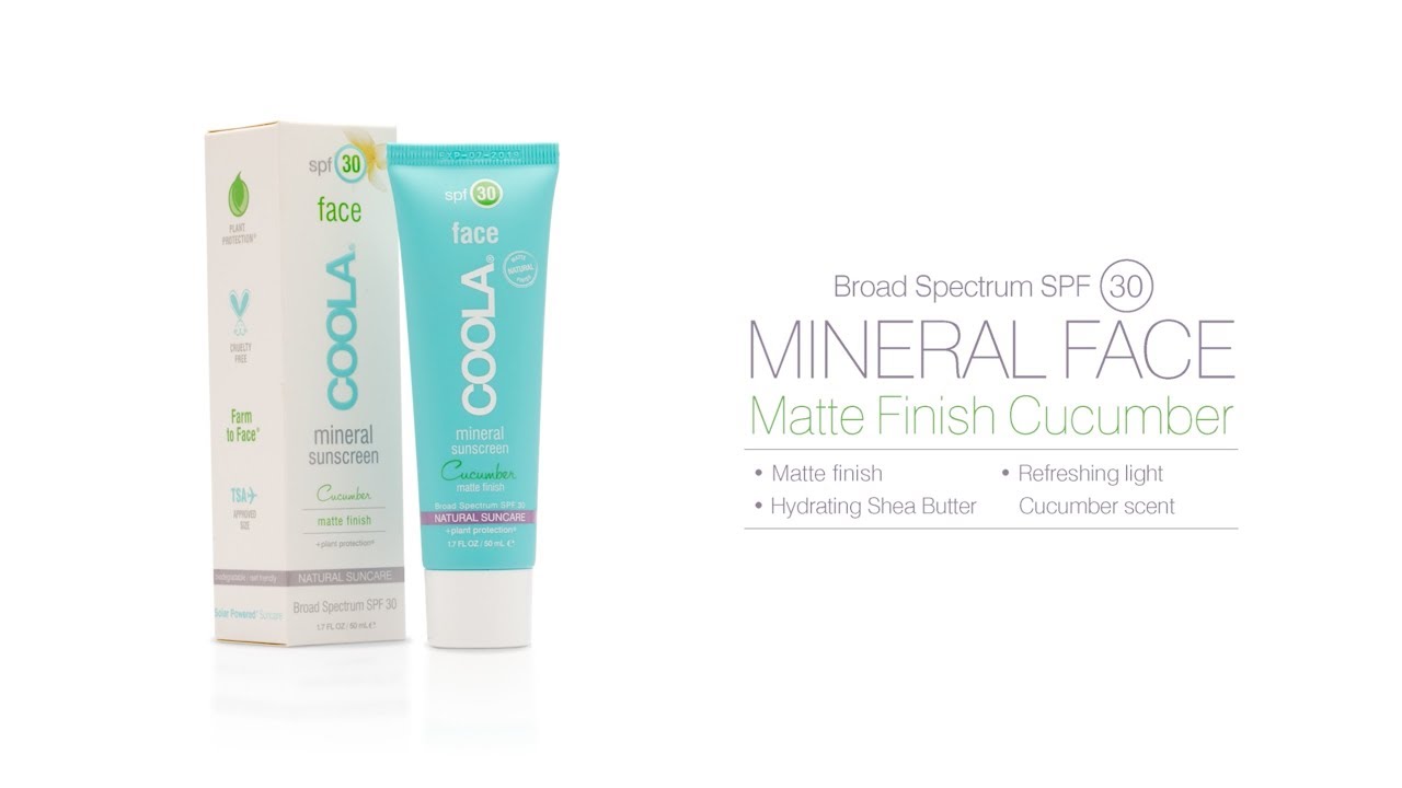 COOLA® Mineral Face Moisturizer SPF 30 Matte Finish Cucumber » buy online |  NICHE BEAUTY