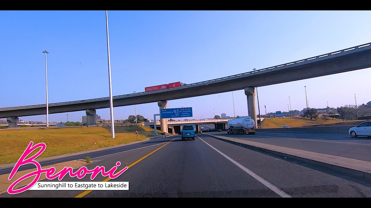 DriveWithMe Sunninghill to Eastgate to Lakeside, Johannesburg, SOUTH