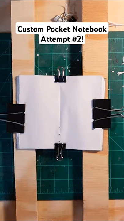 Homemade Pocket Notebook! 📓 #diy