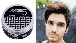 HOW TO STYLE YOUR HAIR WITH MG5 WAX!!!