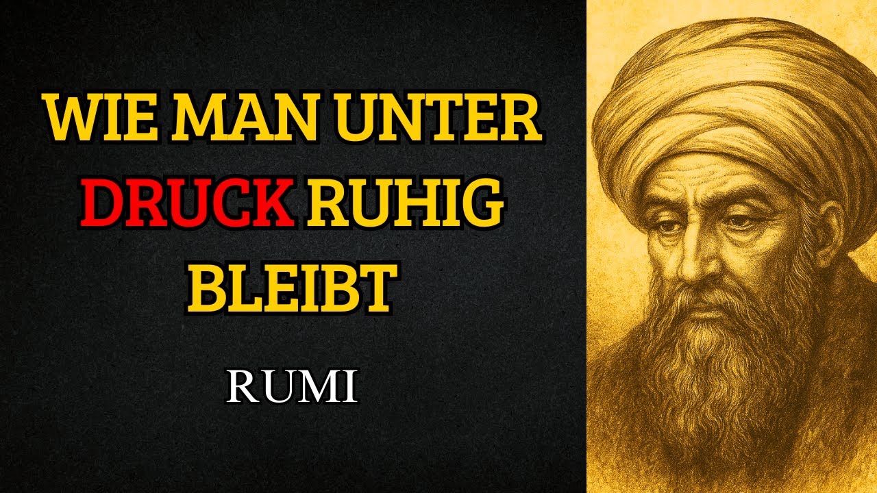 Wie man das EGO in Situationen EXTREMEN DRUCKS zum Schweigen bringt (Geheime sufitische) | RUMI