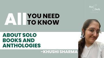 All about free/paid anthologies, solo books, compilers and co-authors.