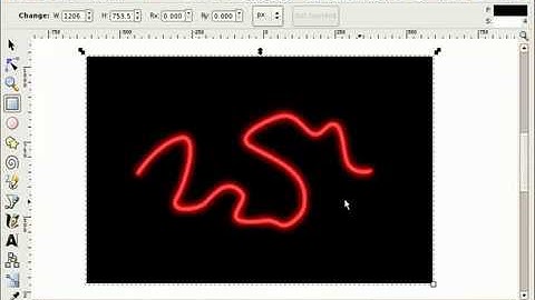 heathenX Inkscape Tutorials: episode 024 - Creating a neon sign effect