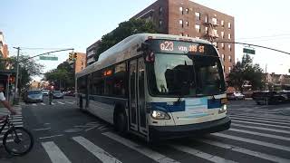 MTA Bus: East Elmhurst bound XD40 7480 Q23 at 62 Dr/108 St