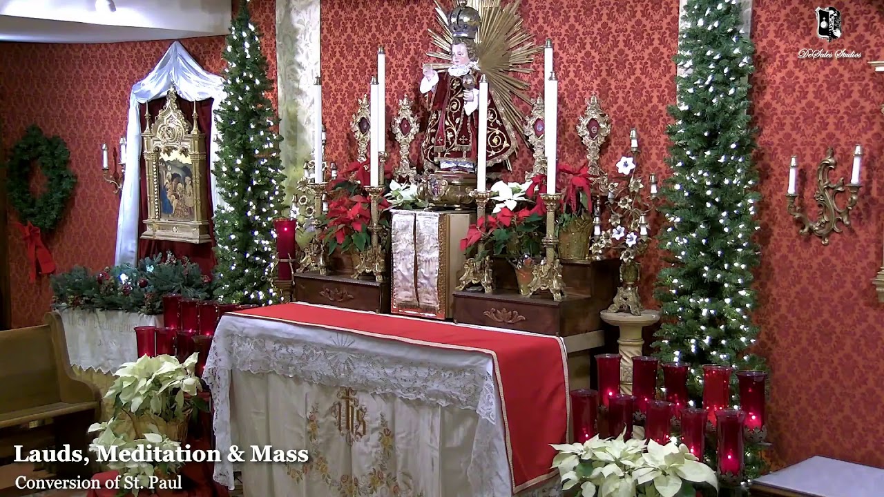 Lauds, Meditation & Holy Mass: 9 AM EASTERN TIME (ET) - YouTube