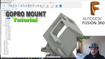 How To Make A Go Pro Mount - Fusion 360 Tutorial