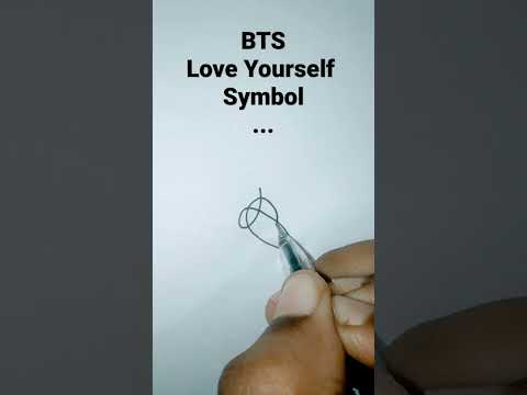 How to Draw (Love Yourself Symbol)#BTS)