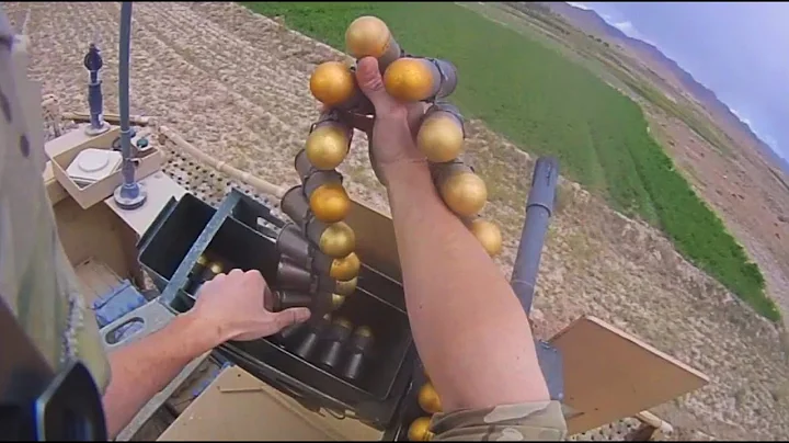 MK-19 AUTOMATIC GRENADE LAUNCHER FIREFIGHT