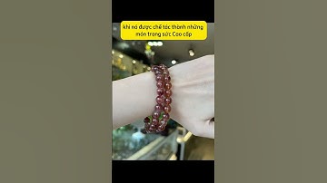 Vòng tay thạch anh tóc đỏ đồng dành cho người mệnh thổ,mệnh hoả. #menhhoa #menhtho #vongtayphongthuy