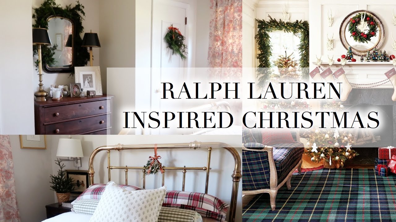 Christmas DIY + Decorate Ralph Lauren Inspired - YouTube