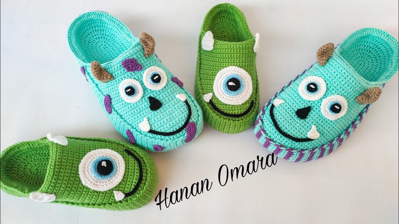 Тапочки крючком / Crocs на любой размер и подробное объяснение для начинающих