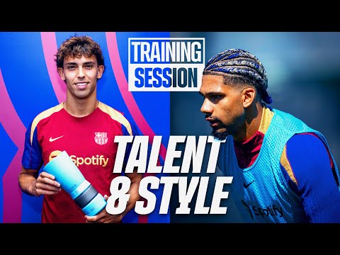 João Félix receives GOAL OF THE MONTH AWARD + ARAUJO shows off NEW HAIRCUT | FC Barcelona ????????