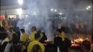 Marayakan Ritual Pemakiaan Gedung Kelentang Wie Teng Bio Dewa Kong Tek Cun Ong Di Palembang