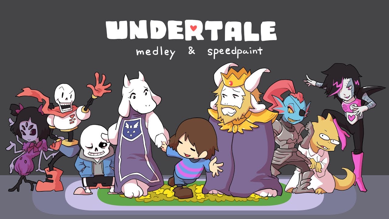 Undertale メドレー 描いてみた 3rd Anniversary Youtube