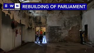 Fire-ravaged Parliament buildings set to be rebuilt