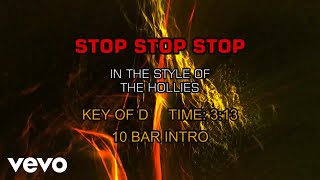 Video thumbnail of "The Hollies - Stop Stop Stop (Karaoke)"
