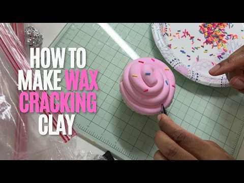 How to Make Wax Cracking ASMR Clay Creations | Step by Step Beginner Tutorial