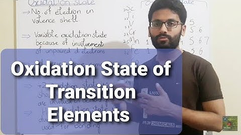 Transition Element Oxidation State class 12 2nd year Chemistry FSC Transition Element Urdu Hindi LOC