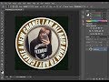 How to put a picture in a circle & Make Text in Circle shape Adope Photo...