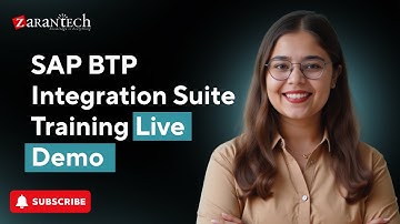 SAP BTP Integration Suite Training Live Demo | ZaranTech