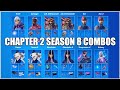 A Bunch of Chapter 2 Season 8 Battle Pass Skin Combos, Best Skin Combos in Fortnite