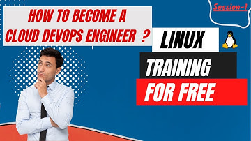 DevOps with AWS Career Path| Free Linux  Training |Session 01| How To Become A Cloud DevOps Engineer