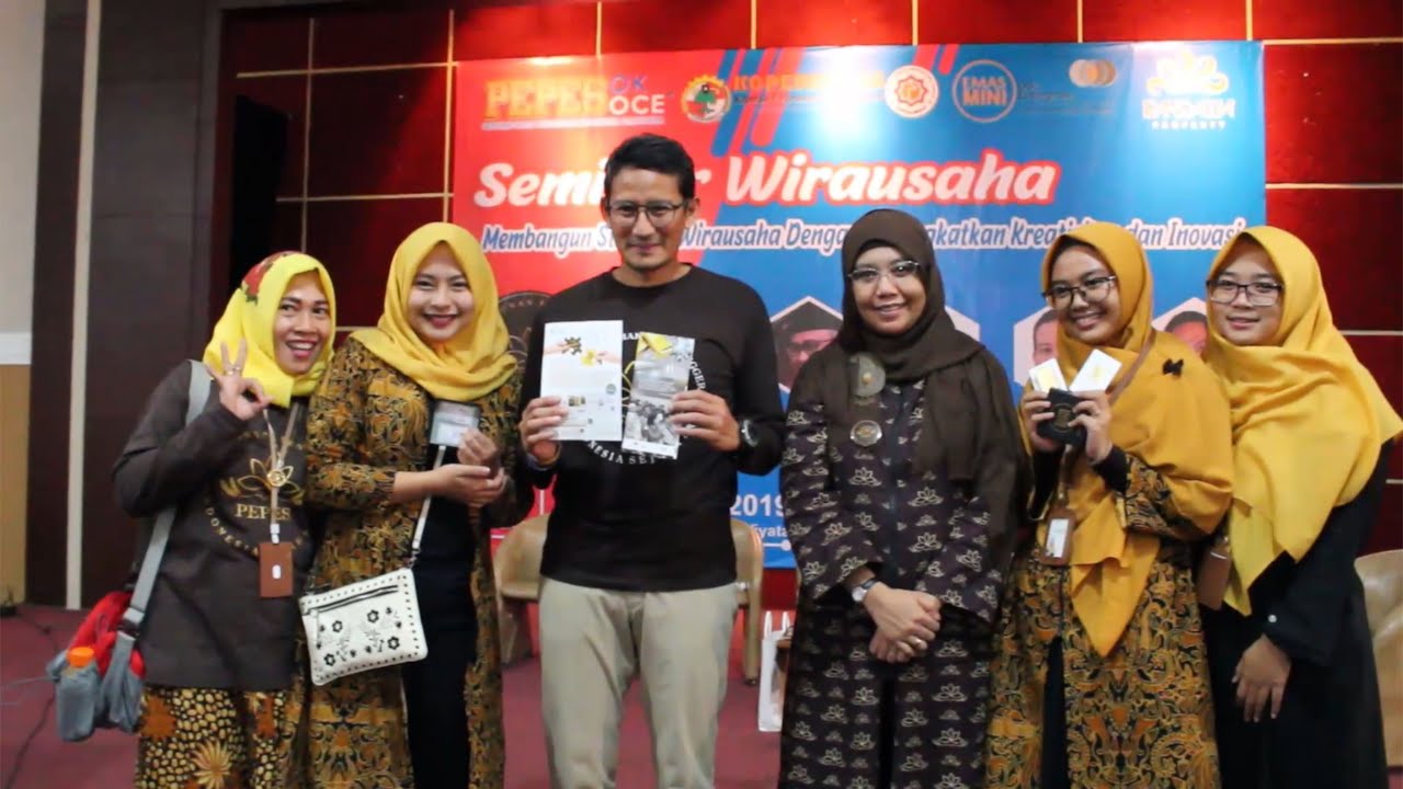 Seminar Wirausaha bersama Sandiaga Uno Depok YouTube