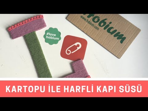 KARTOPU yünleri ile harfli duvar süsü - 10marifet