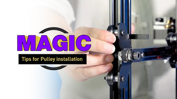 JGMaker Magic 3D Printer Tips for pulley installation