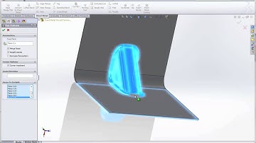 SOLIDWORKS 2012 - Exclude Faces from Sheet Metal Flat Pattern