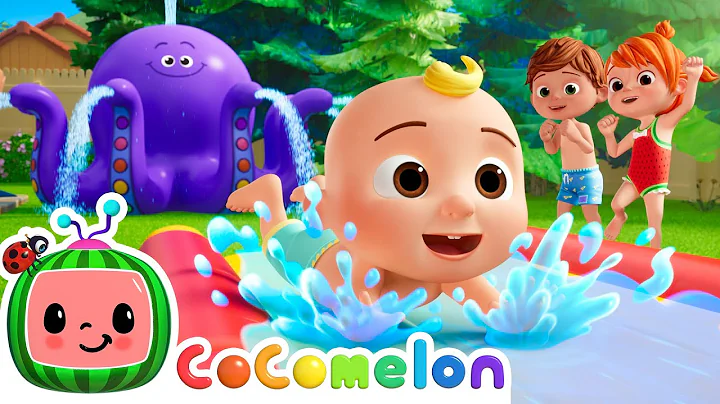 High Five Song! JJ's Summer Waterpark Splash! 🌊 | CoComelon Nursery Rhymes & Kids Songs