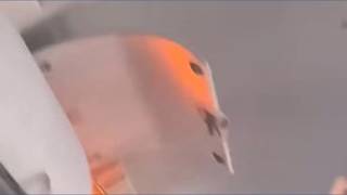 Power bank on fire on China eastern flight